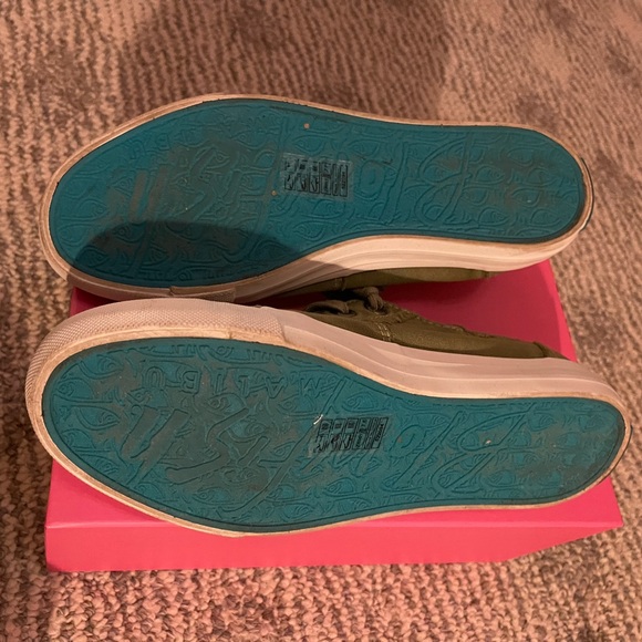 Olive Green Casual Sneakers - Picture 5 of 5